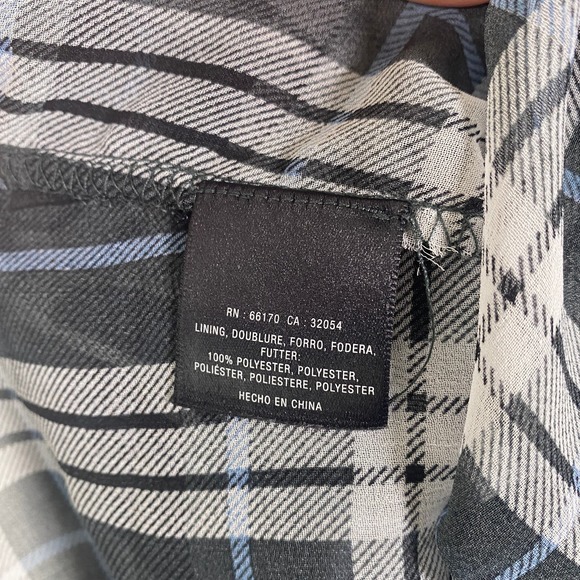 Anthropologie Maeve Plaid Sleeveless Top Wrap Layered Tank Top in Blue Size XS - Picture 7 of 7